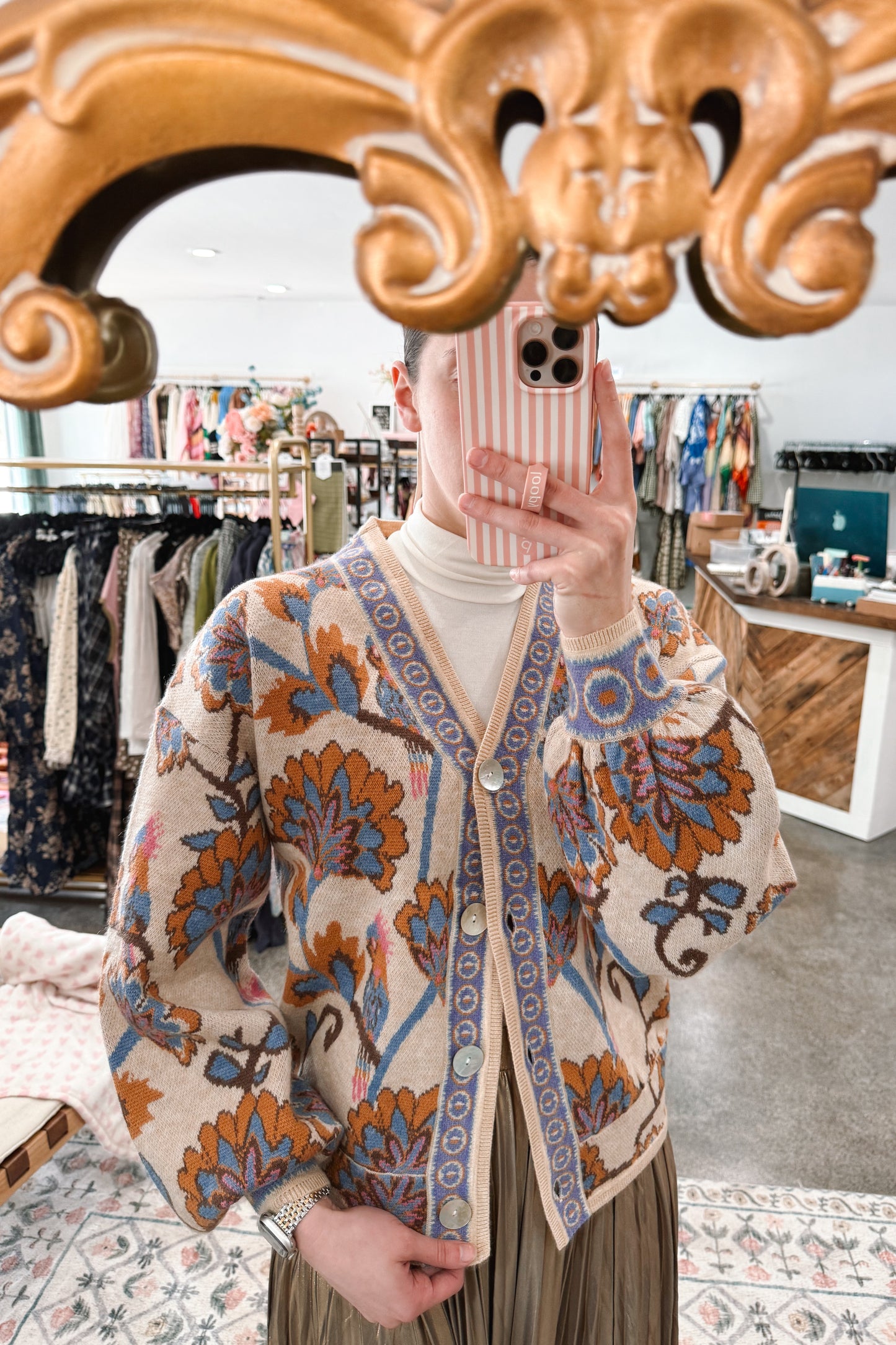 Harvest Paisley Sweater