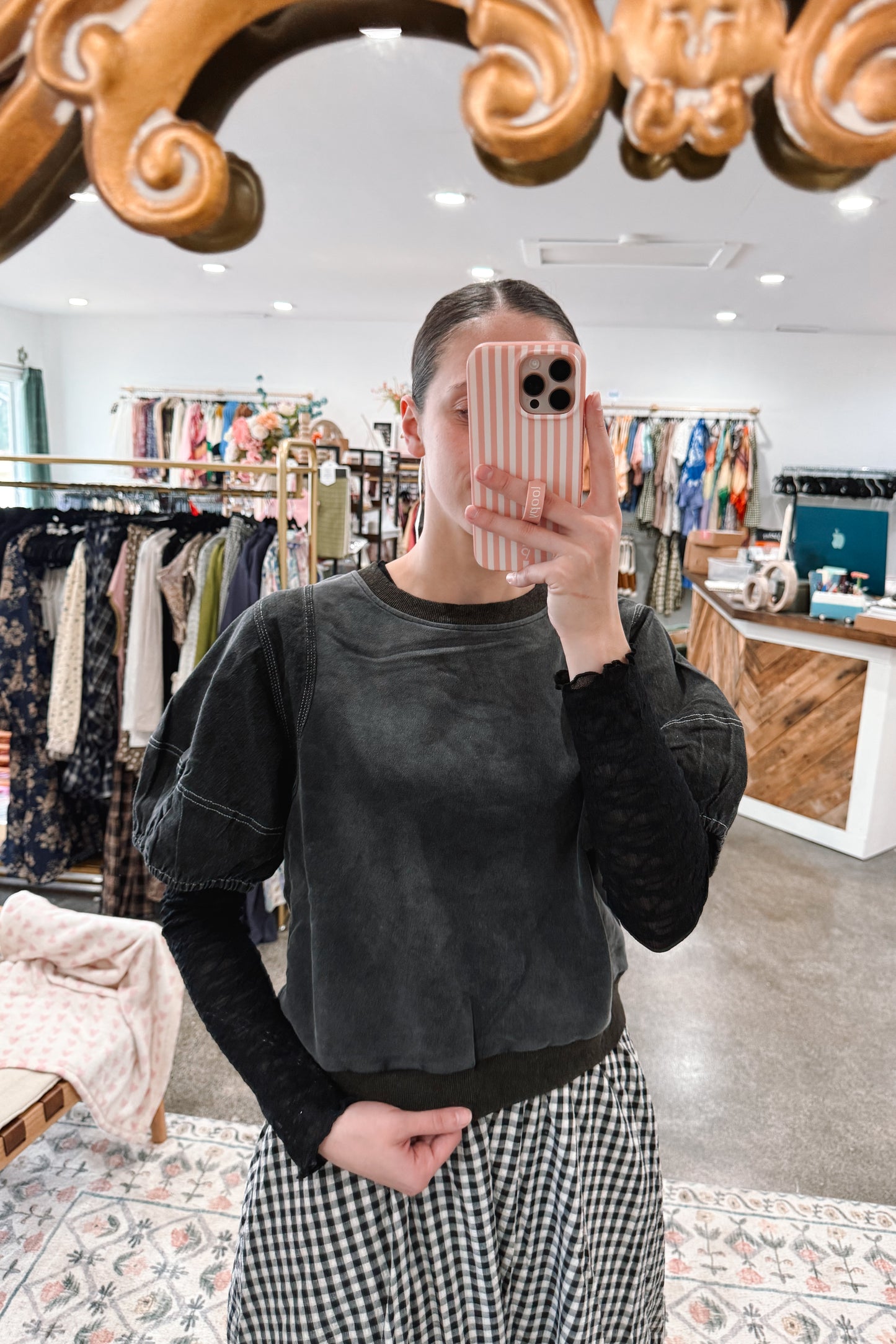 Black Lace Top