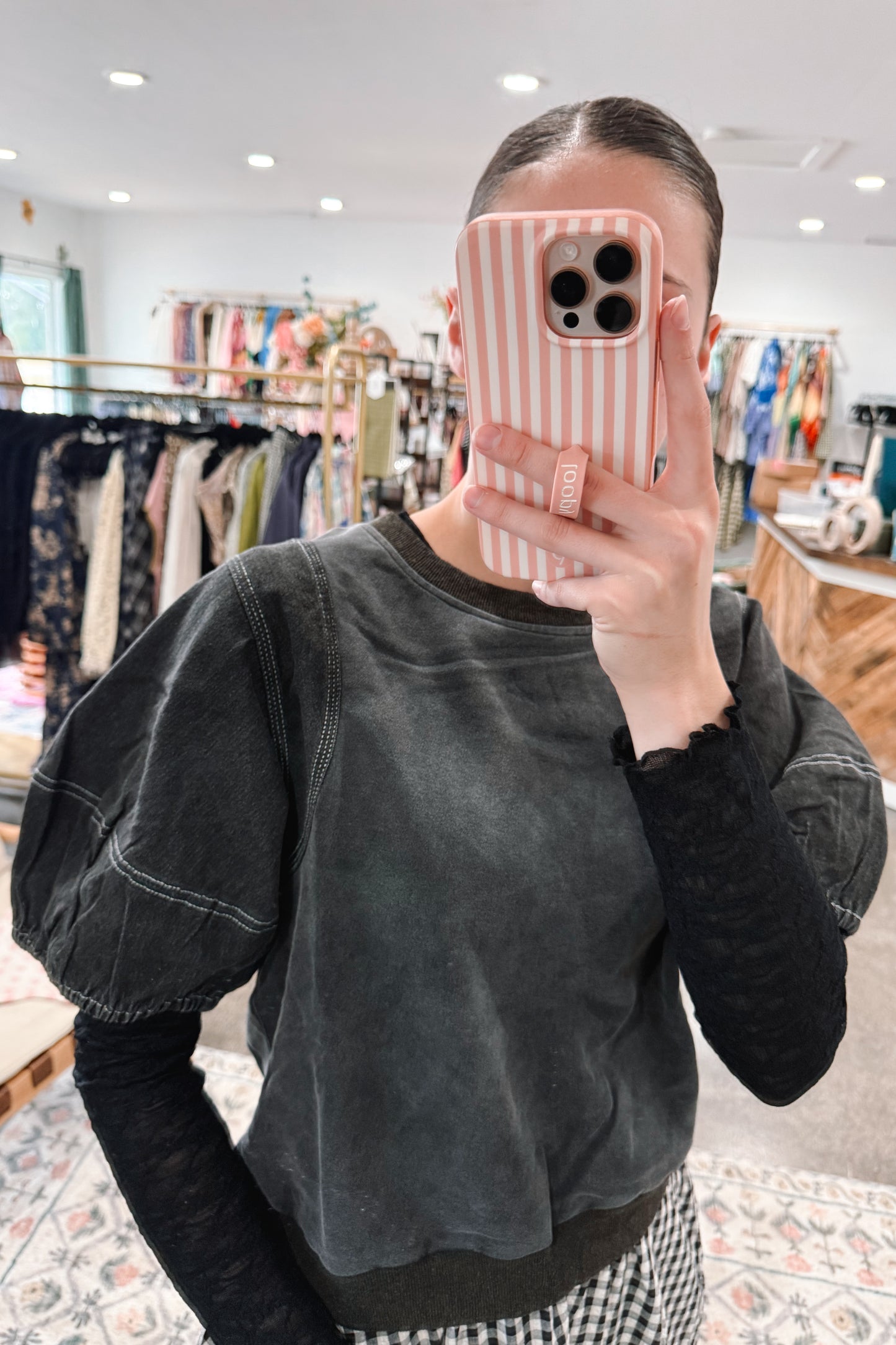 Black Lace Top