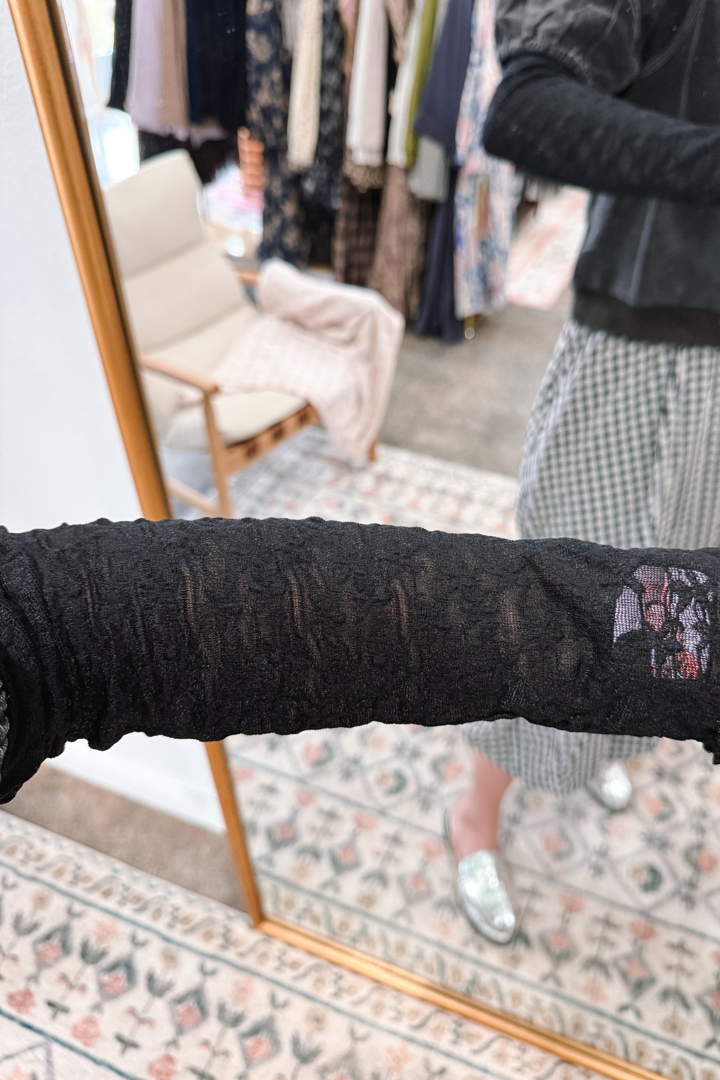 Black Lace Top