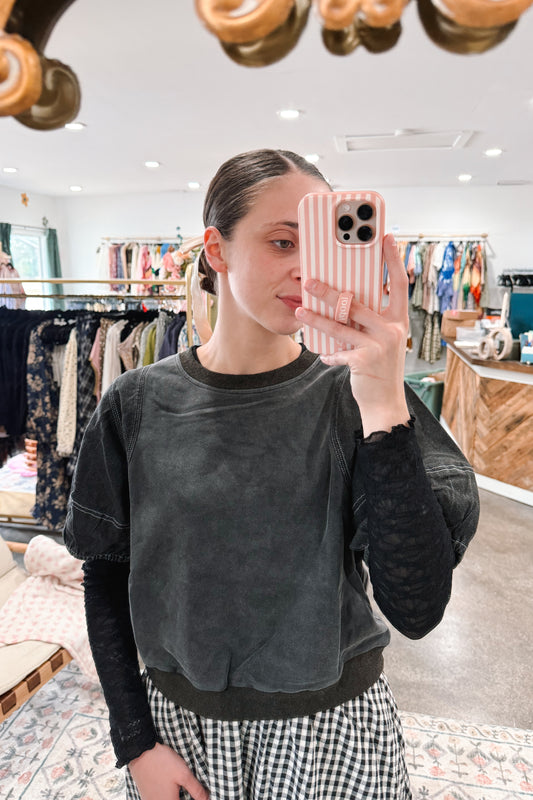 Black Lace Top