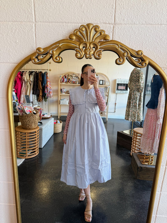 Cotton Candy Stripe Dress - MEDIUM