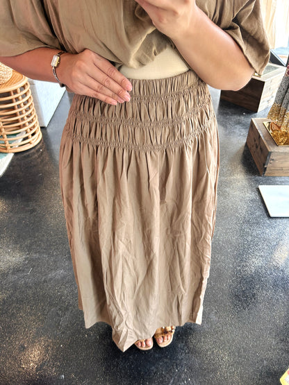 Crinkle Set Skirt