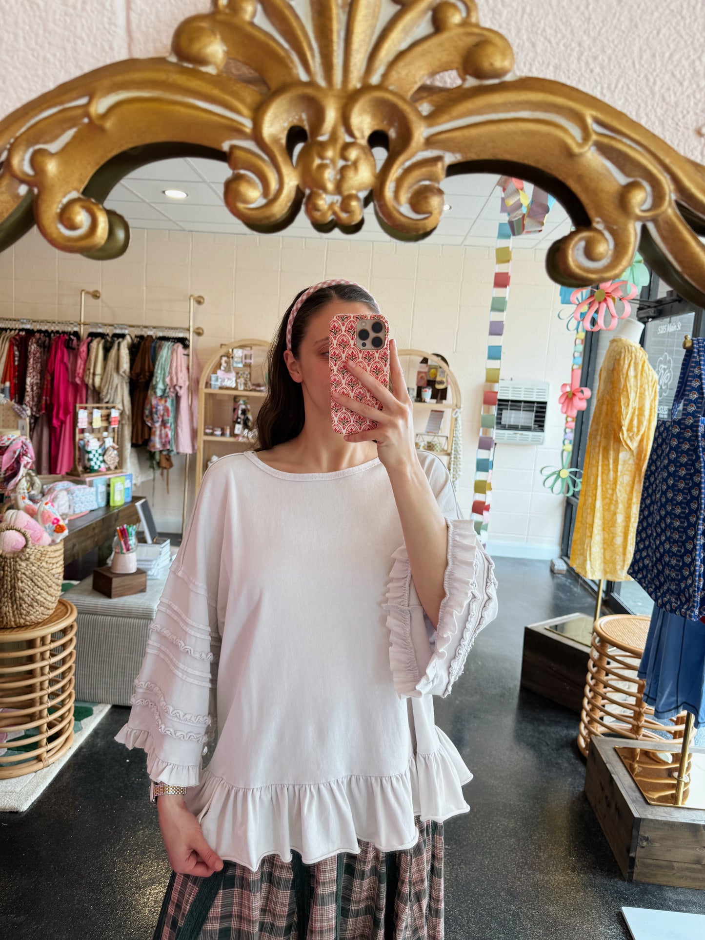 Lavender Cream Top