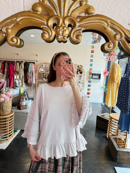 Lavender Cream Top