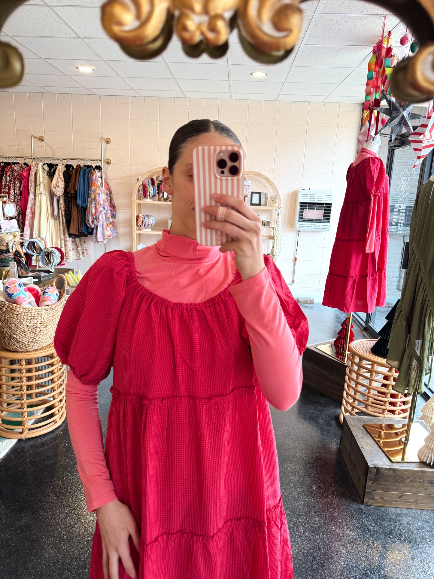 Taffy Pink Turtleneck