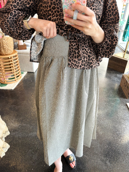 Subtle Gingham Skirt
