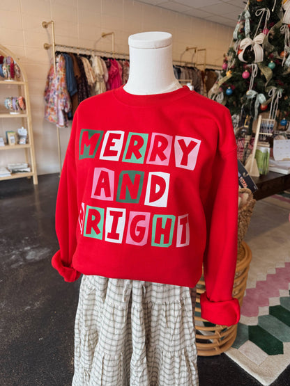 Merry & Bright Crewneck