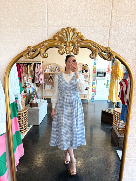 Blue Gingham Dress
