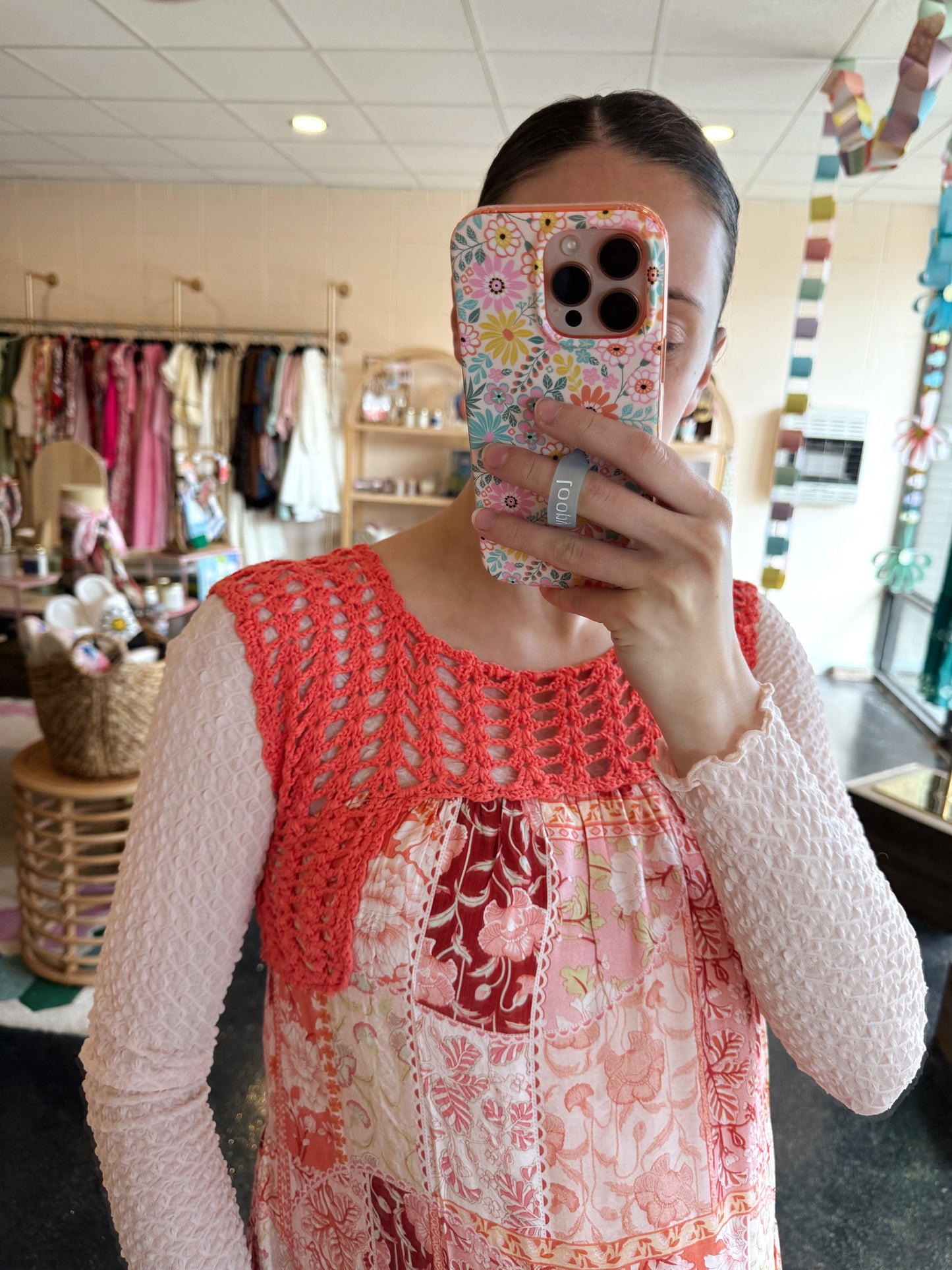 Crochet Detail Dress