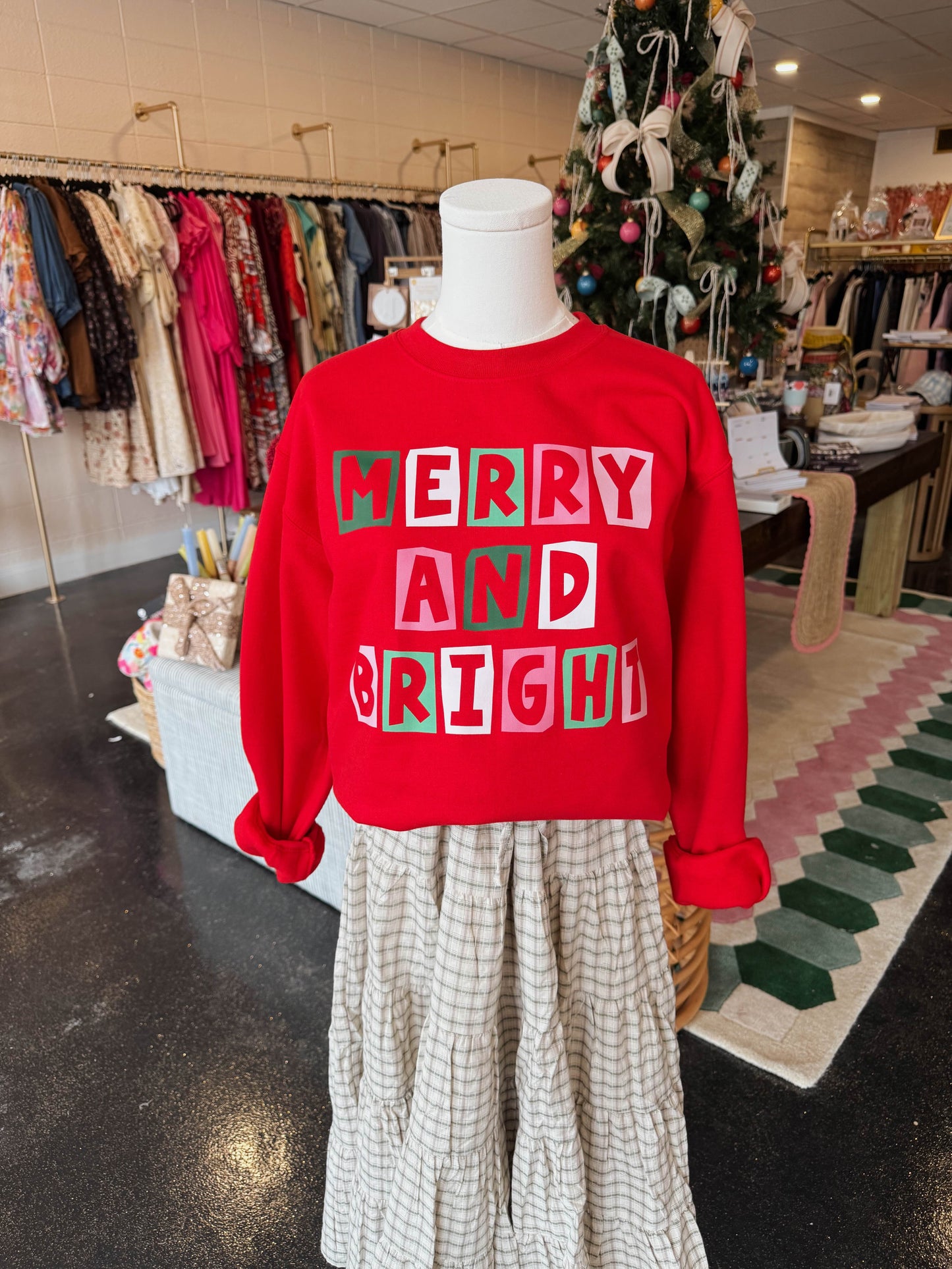 Merry & Bright Crewneck