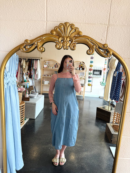 Denim Barrel Dress