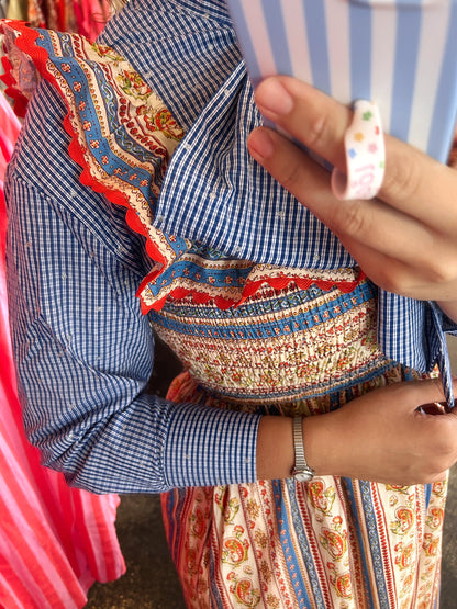 Paisley Stripe Dress