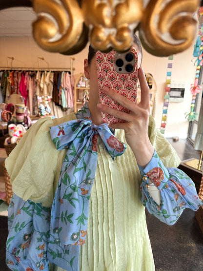 Pistachio Pleated Dress