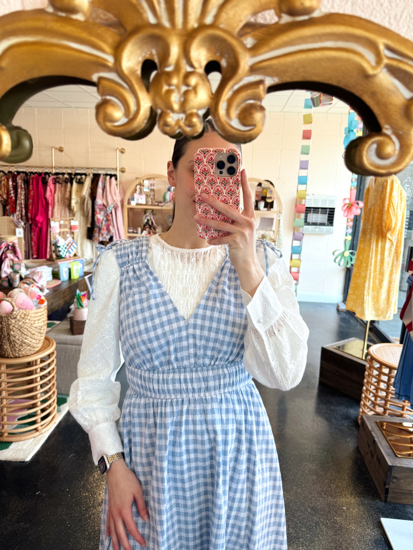 Blue Gingham Dress