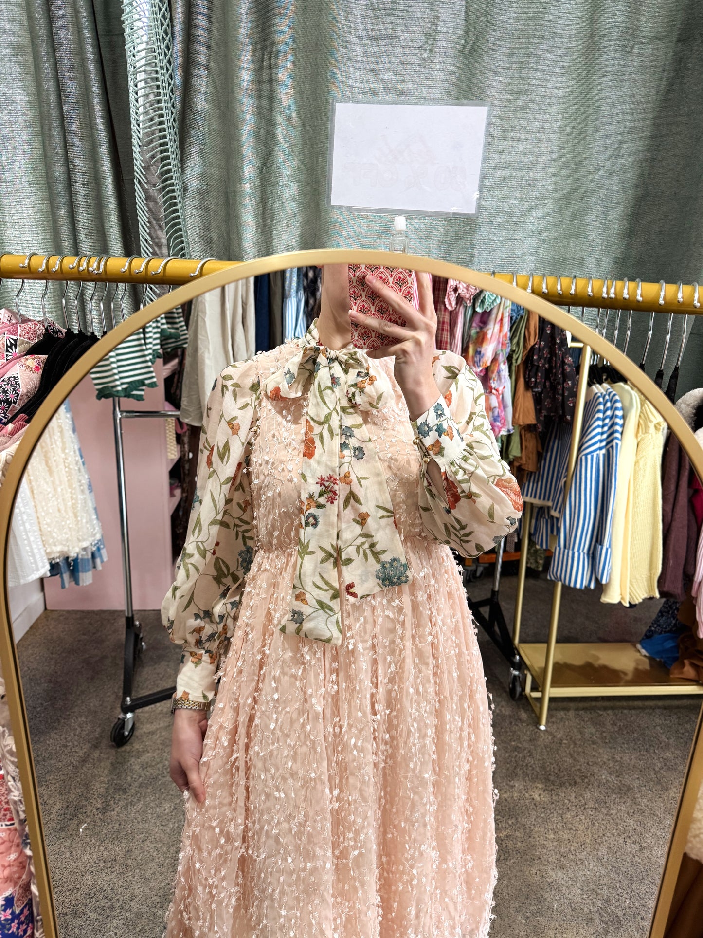 Textured Midi Dress