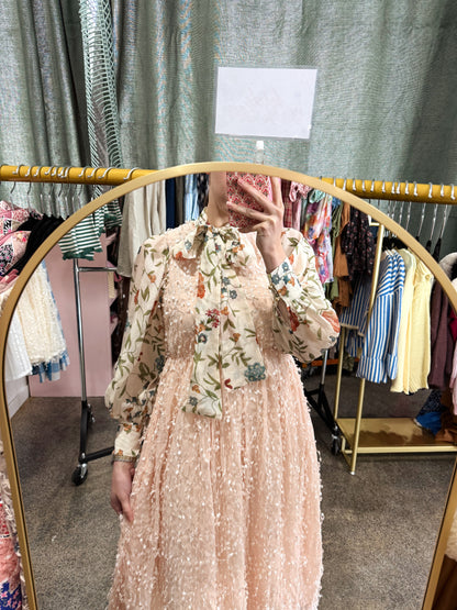 Textured Midi Dress