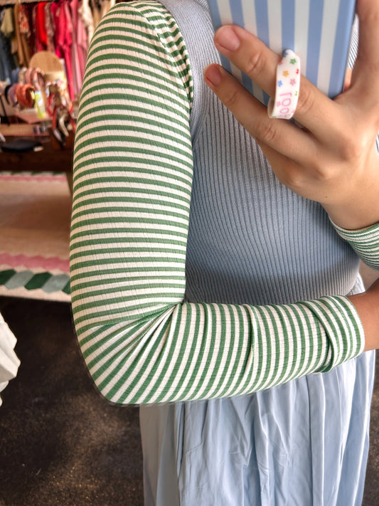 Striped Rib Undershirt
