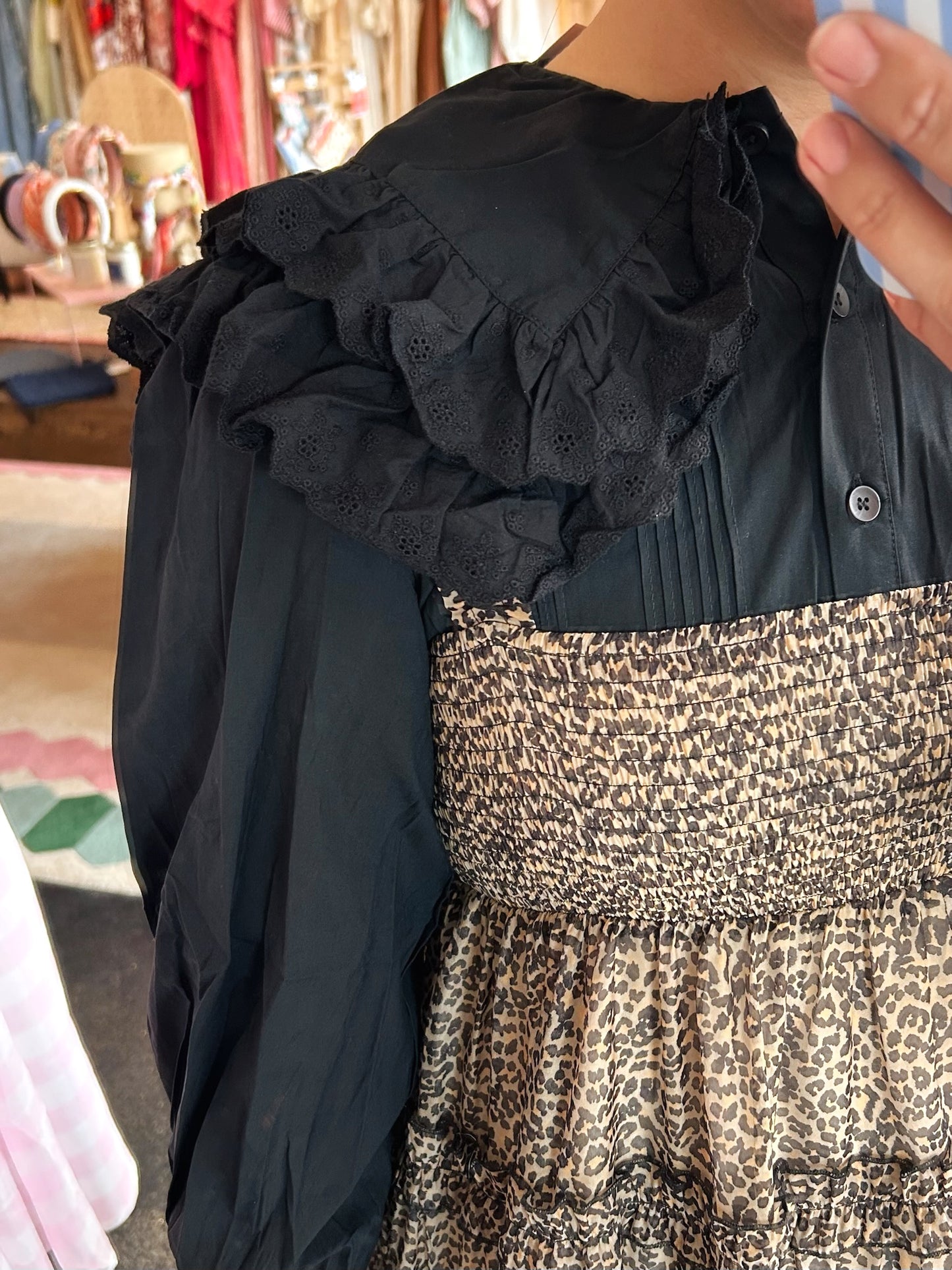Black Collar Top