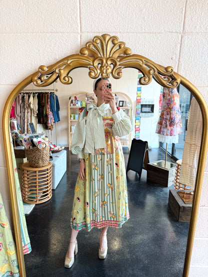 Patchwork Print Dress