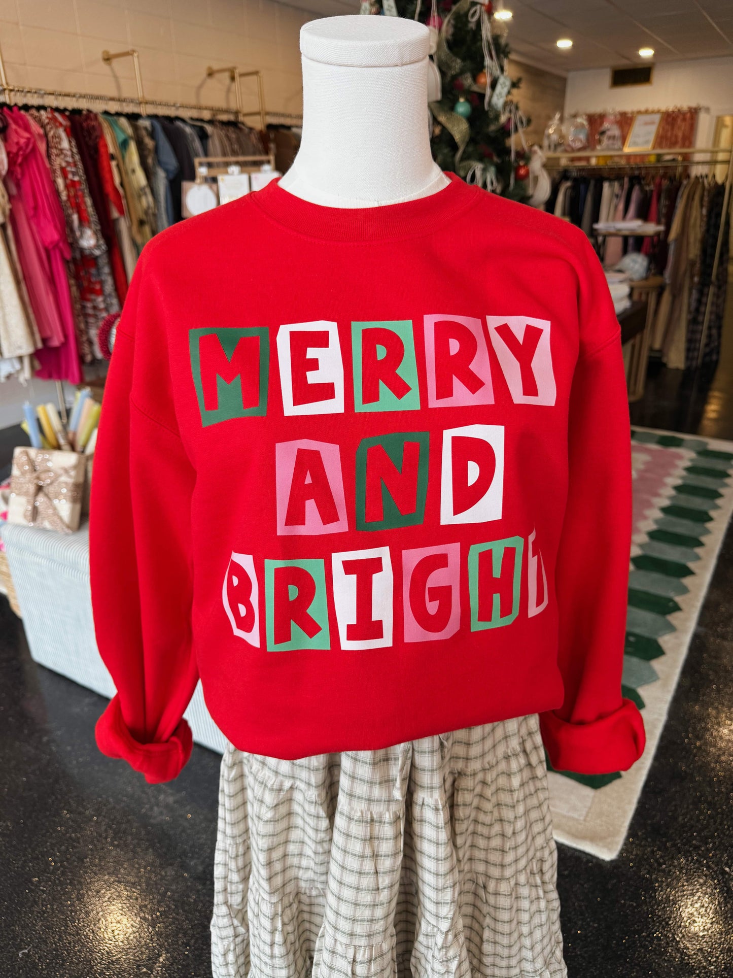 Merry & Bright Crewneck