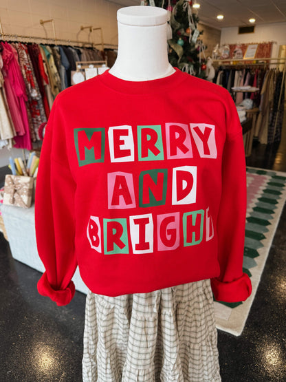 Merry & Bright Crewneck
