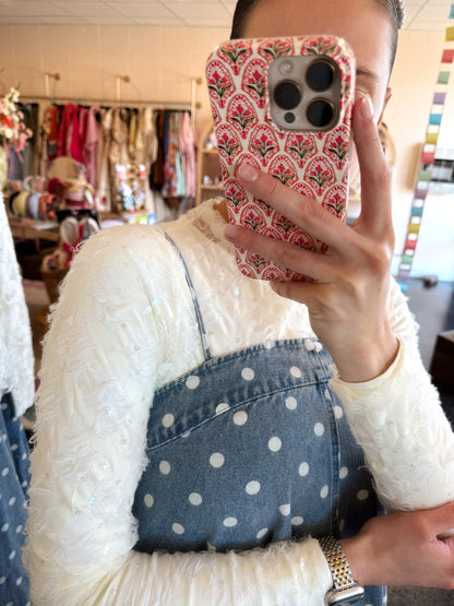 Sheer Sequin Top