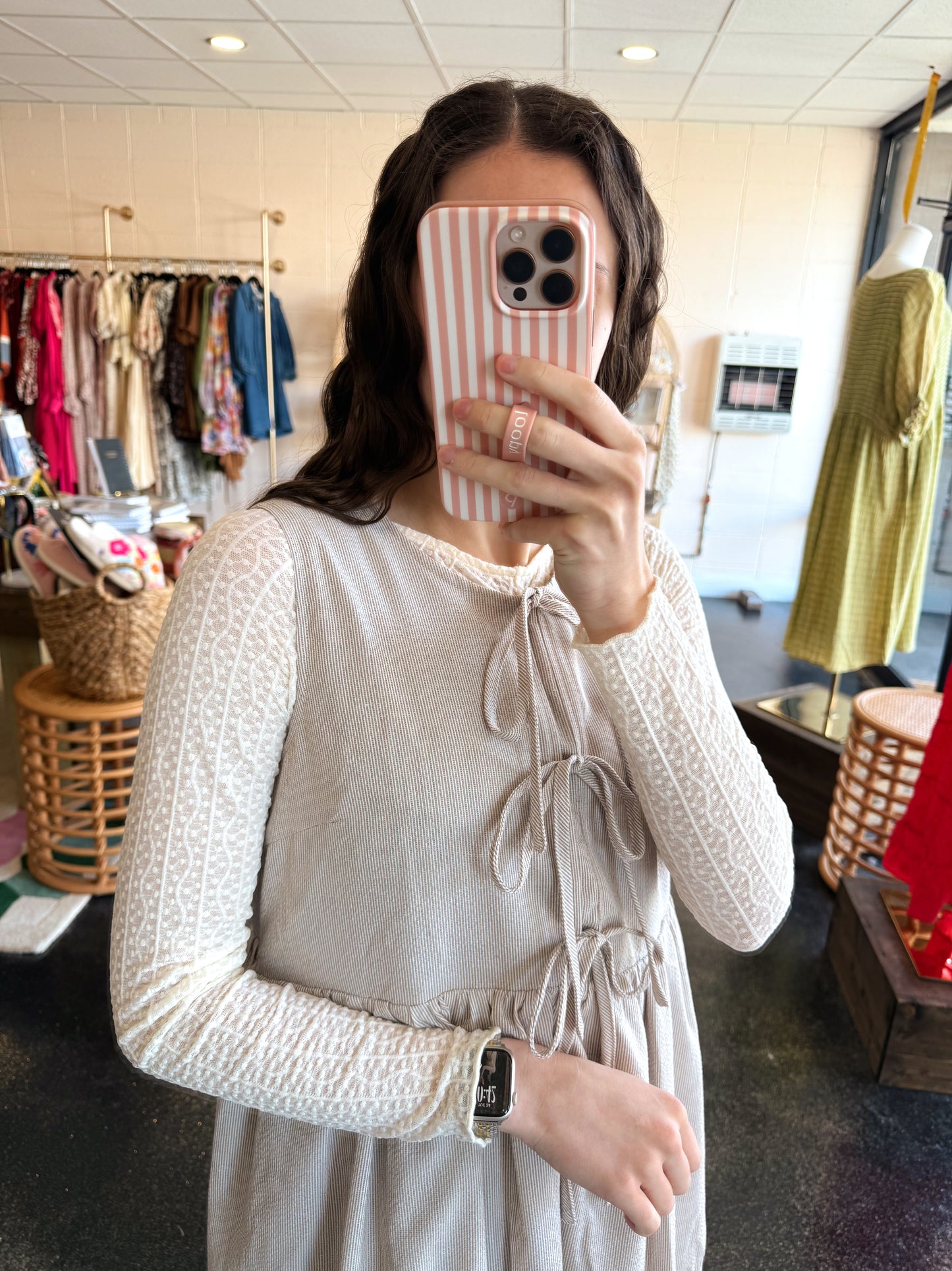 Wavy Mesh Undershirt