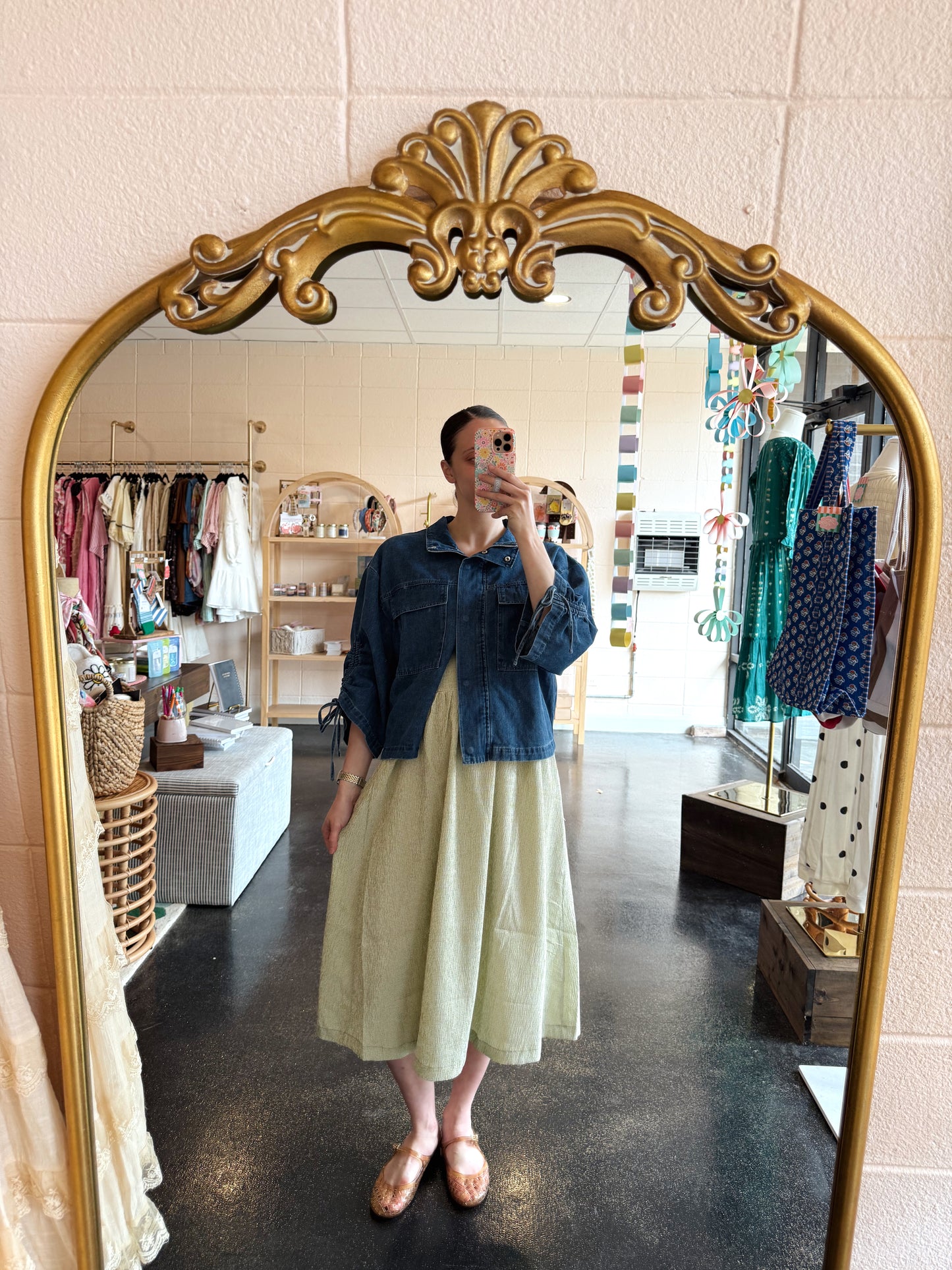 Subtle Gingham Skirt