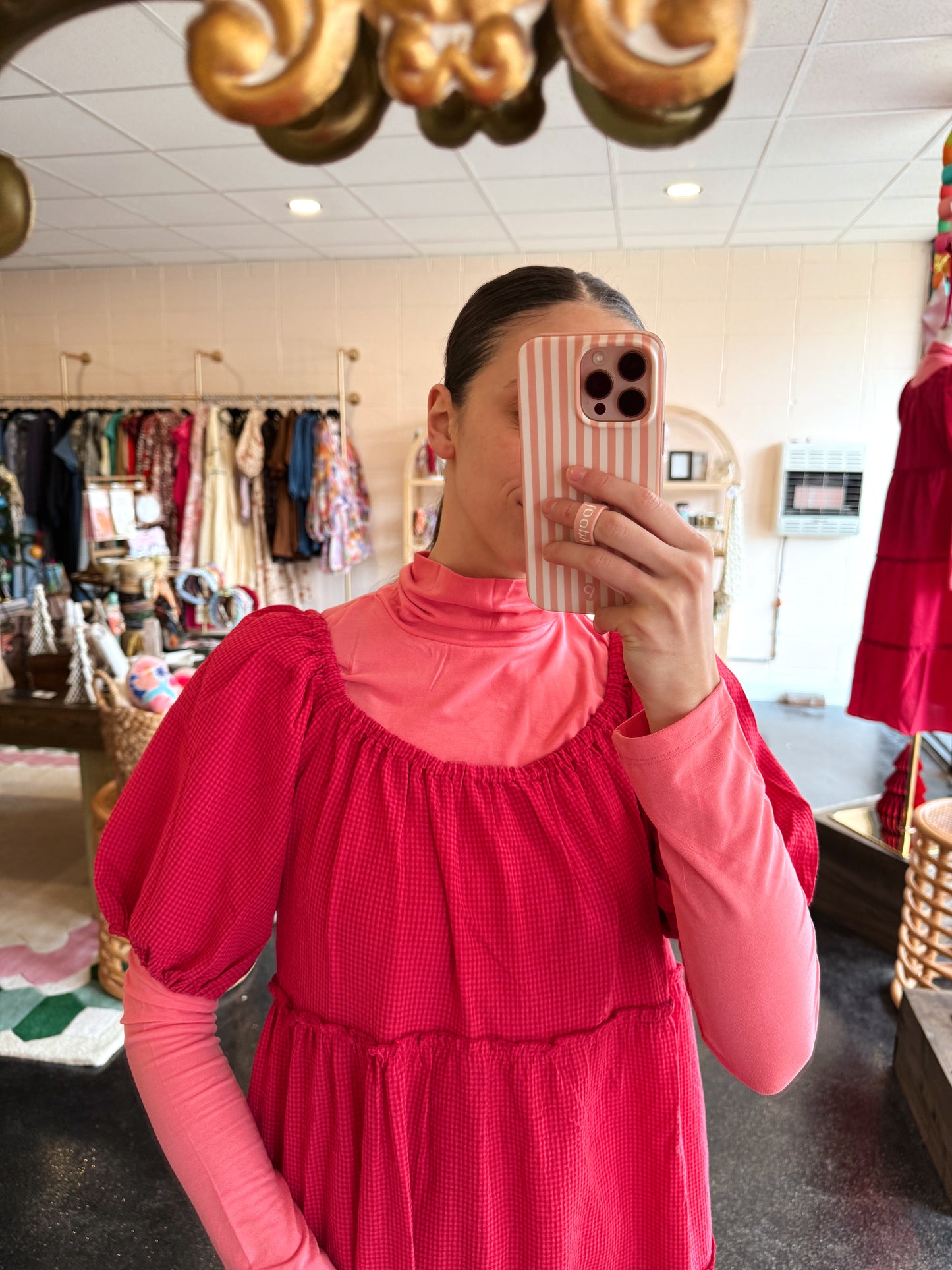 Taffy Pink Turtleneck