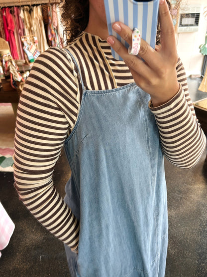 Asymmetrical Stripe Undershirt