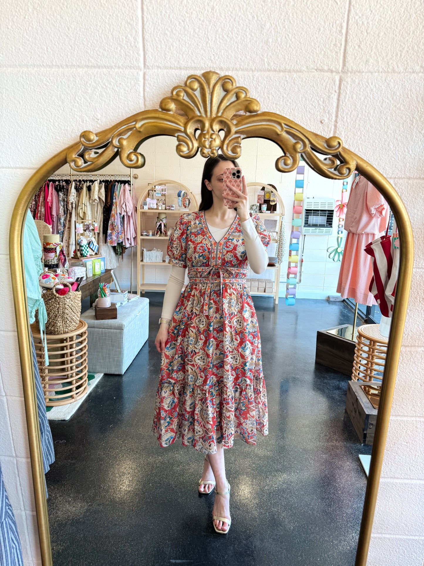 Spring Paisley Dress