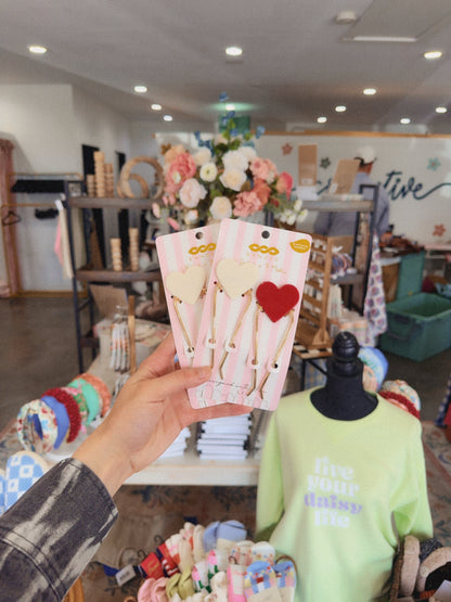 Heart Hair Forks