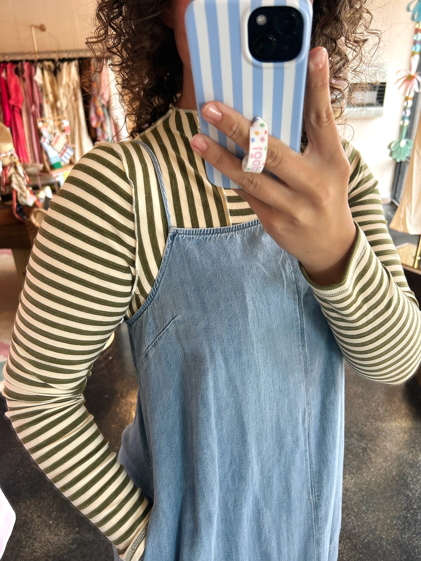 Asymmetrical Stripe Undershirt