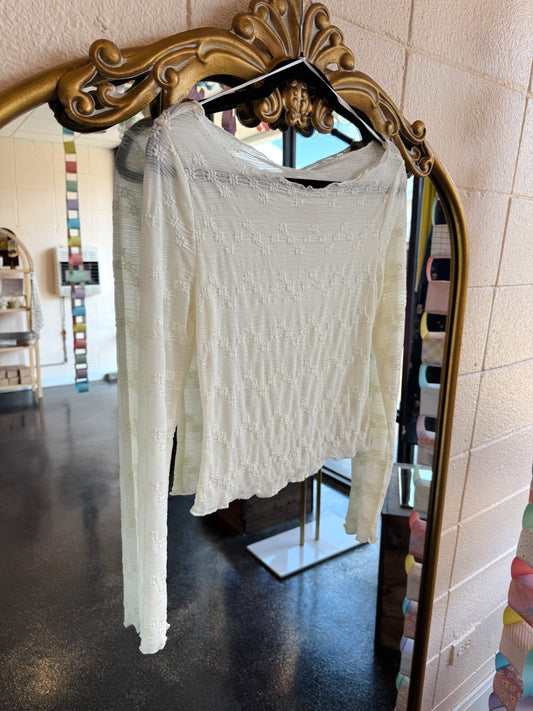Ivory Floral Undershirt