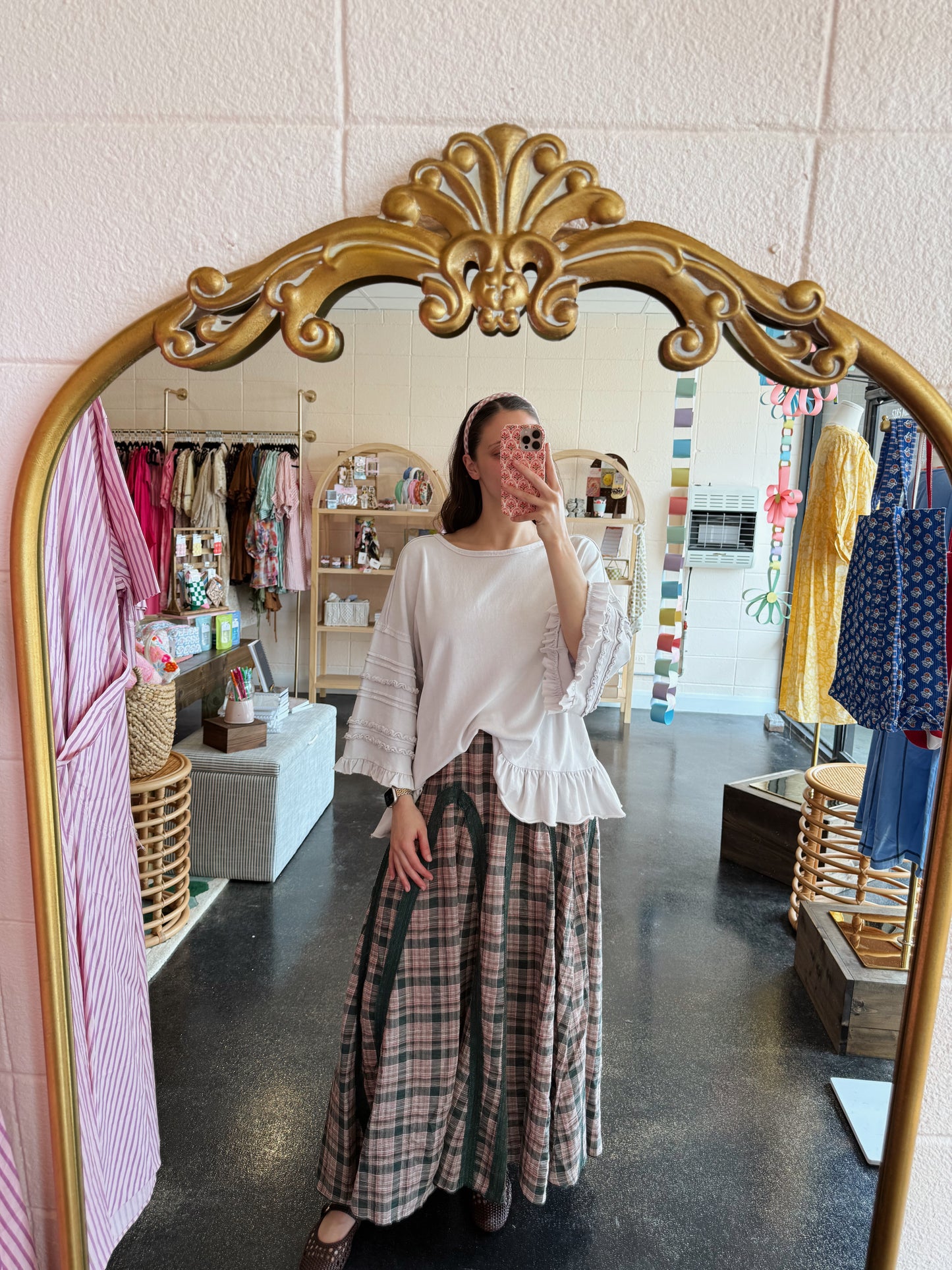 Lavender Cream Top