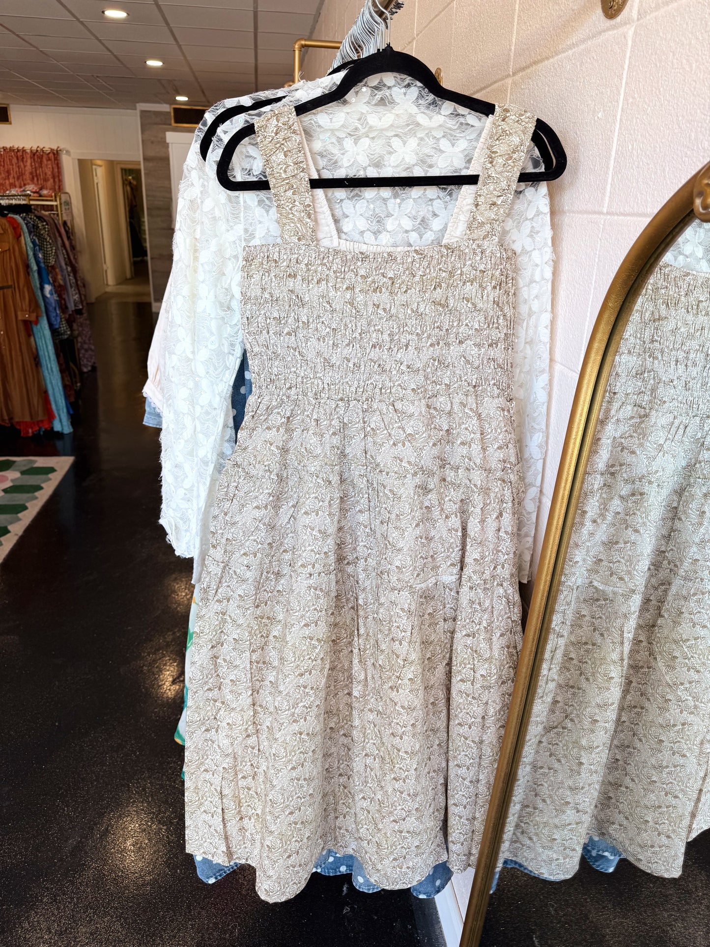 Toile Print Dress