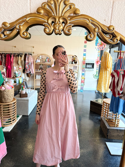 Dusty Rose Tie Dress