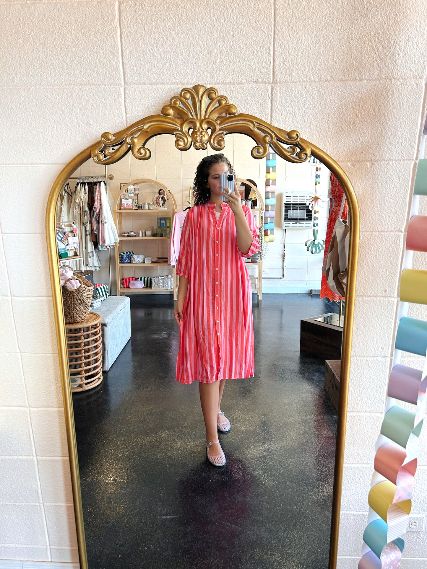 Pink Stripe Dress