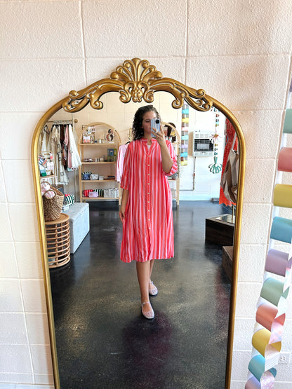 Pink Stripe Dress
