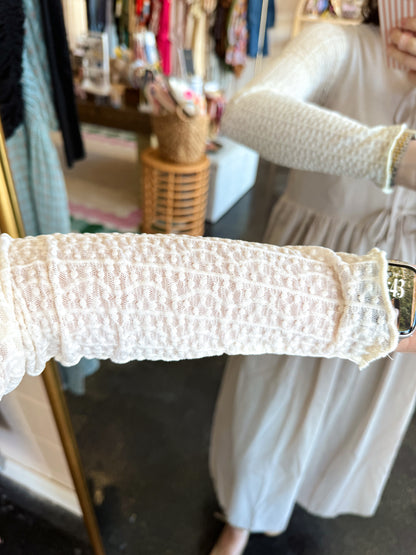 Wavy Mesh Undershirt