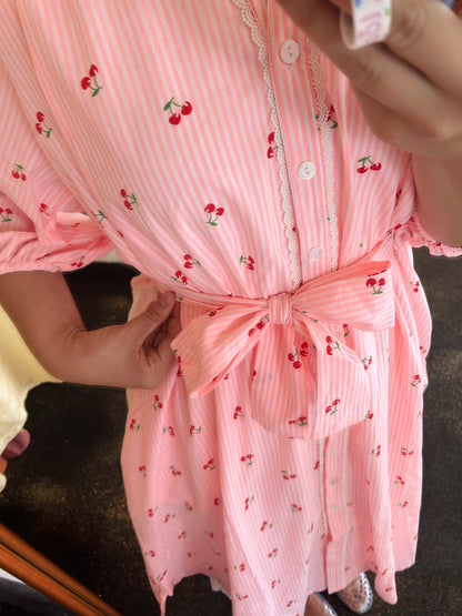 Cherry Stripe Dress