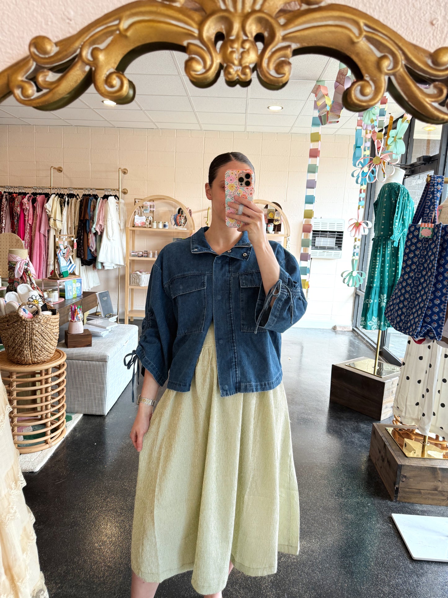 Subtle Gingham Skirt