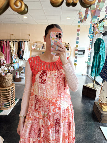 Crochet Detail Dress