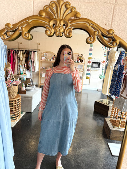 Denim Barrel Dress