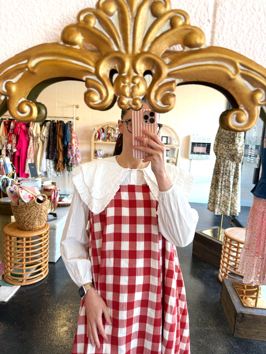 Oversized Collar Blouse - MEDIUM