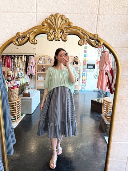 Drawstring Waist Top