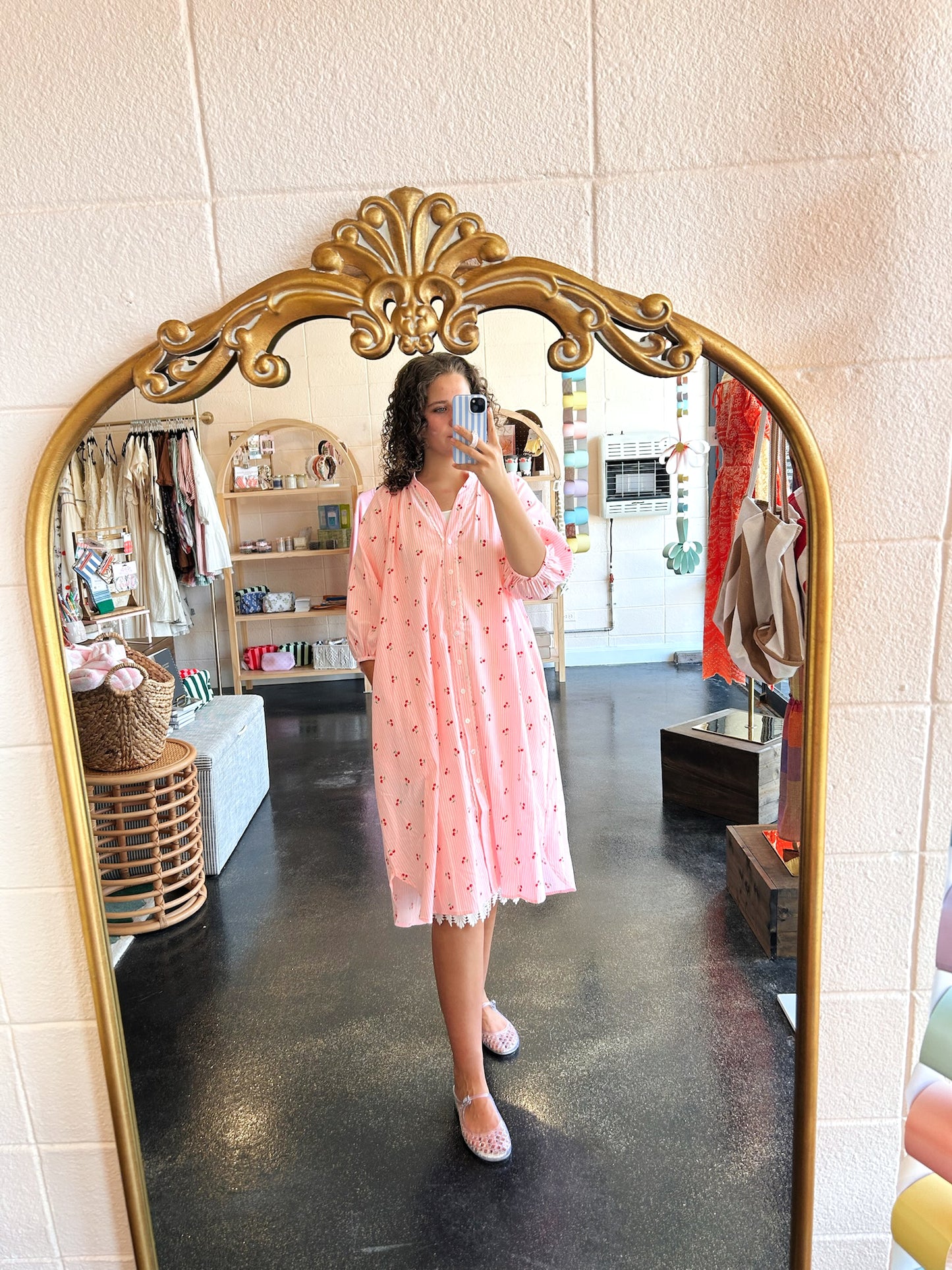 Cherry Stripe Dress