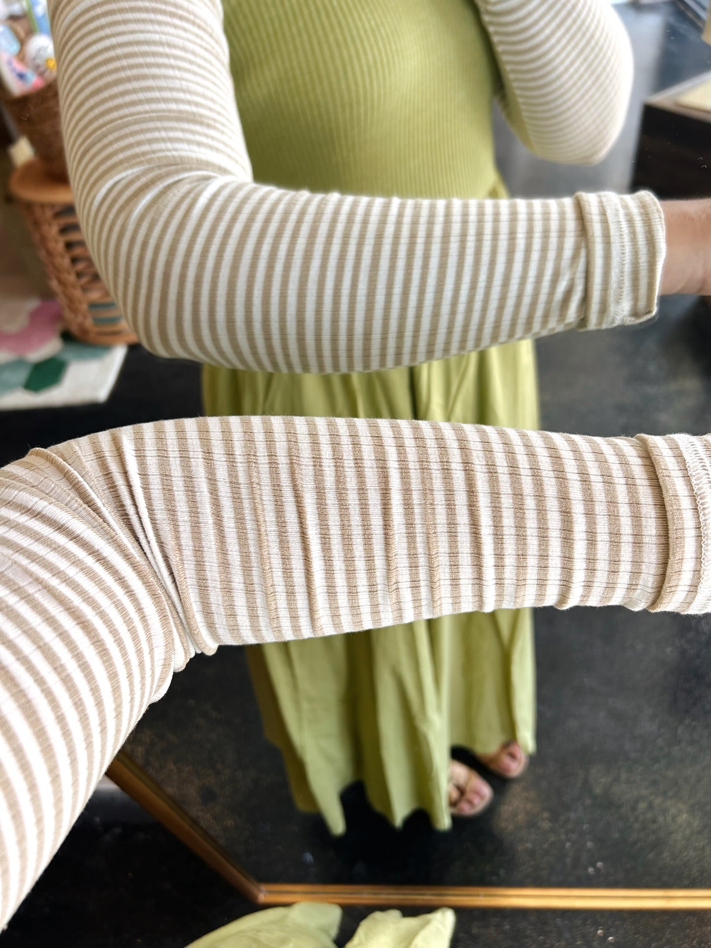 Striped Rib Undershirt