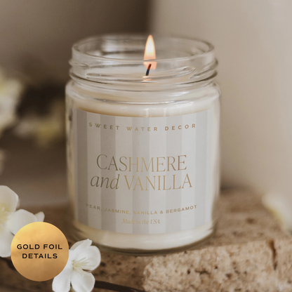 Cashmere and Vanilla Candle